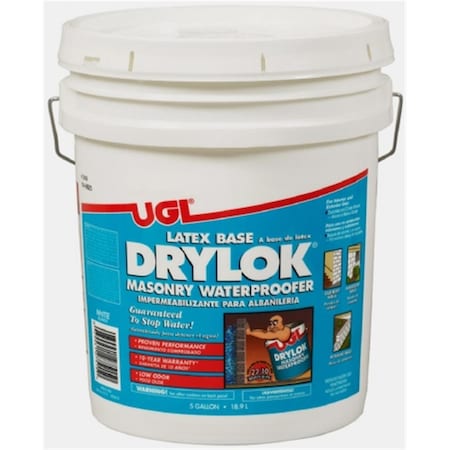 United Gilsonite 5 Gallon White Latex Base Drylok Masonry Waterproofer UN310546